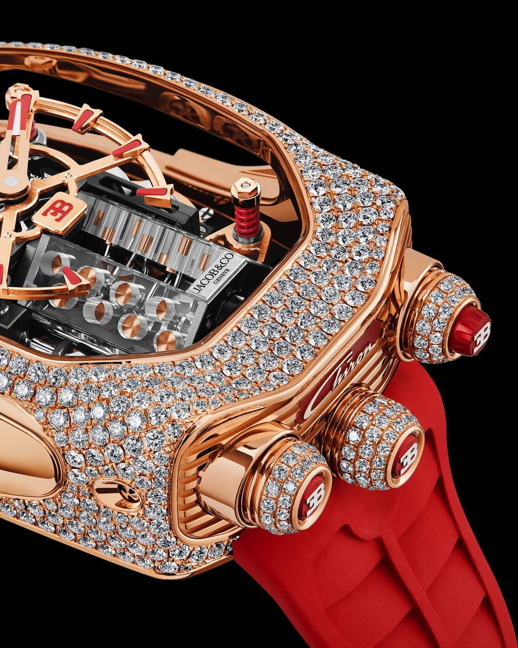 Limited Edition Jacob & Co. Bugatti Chiron Tourbillon watch