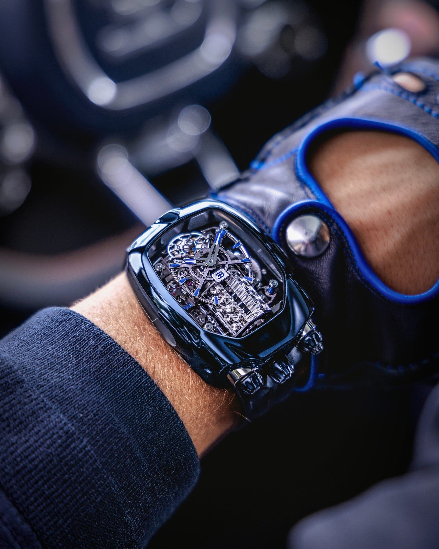 Limited Edition Jacob & Co. Bugatti Chiron Tourbillon watch