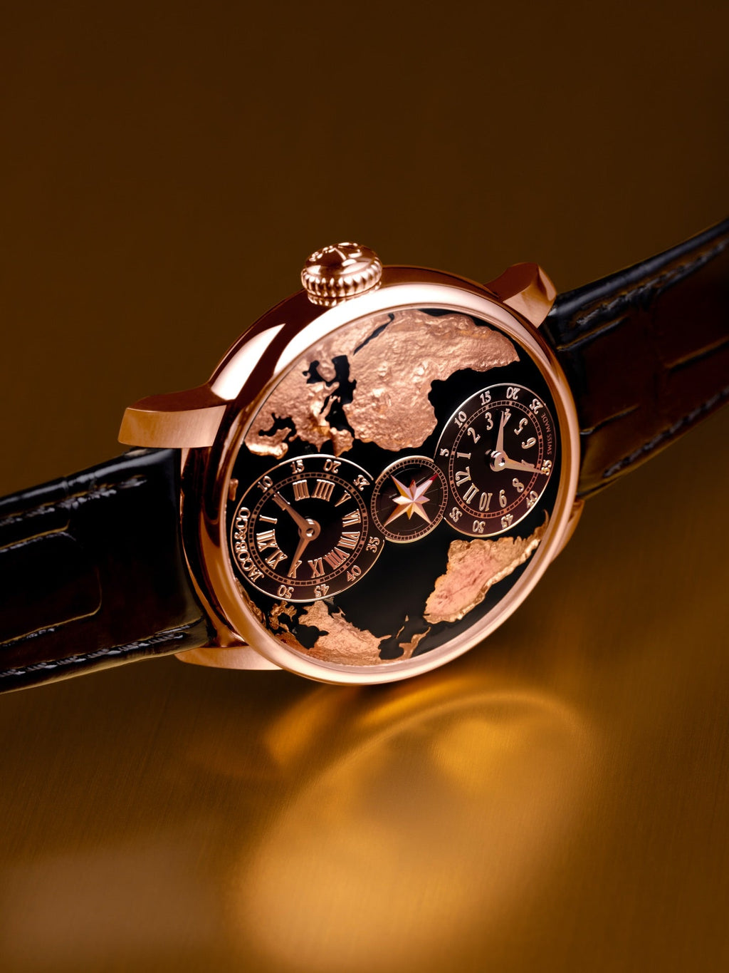 Limited Edition Jacob & Co. The World Is Yours Dual Time Zone watch