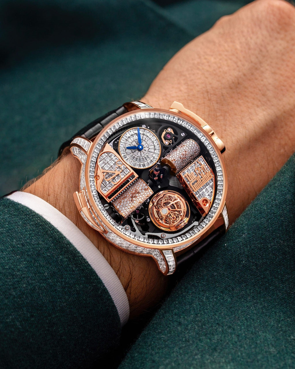 Limited Edition Jacob & Co. Opera Godfather Baguette watch