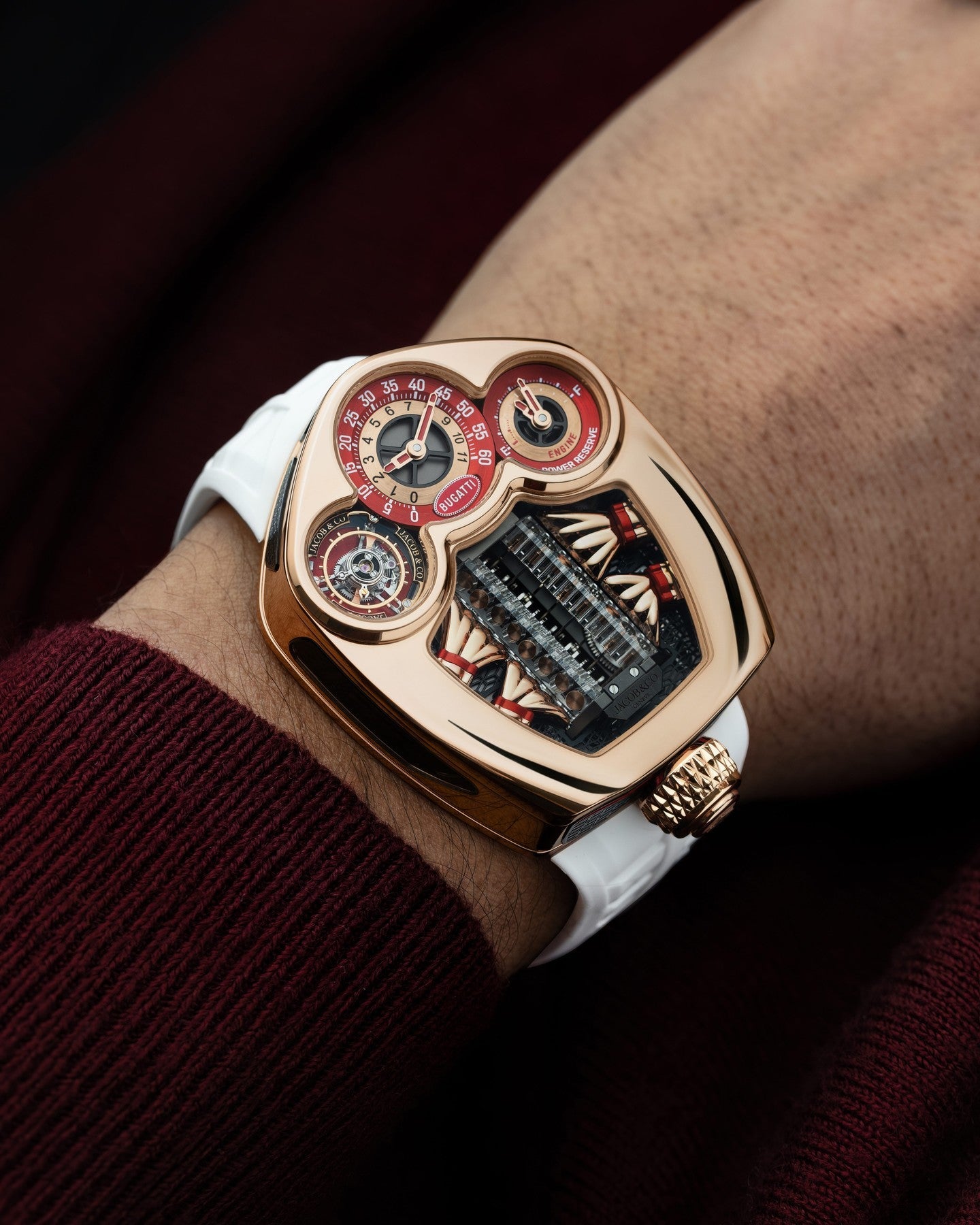 Limited Edition Jacob & Co. Bugatti Tourbillon watch